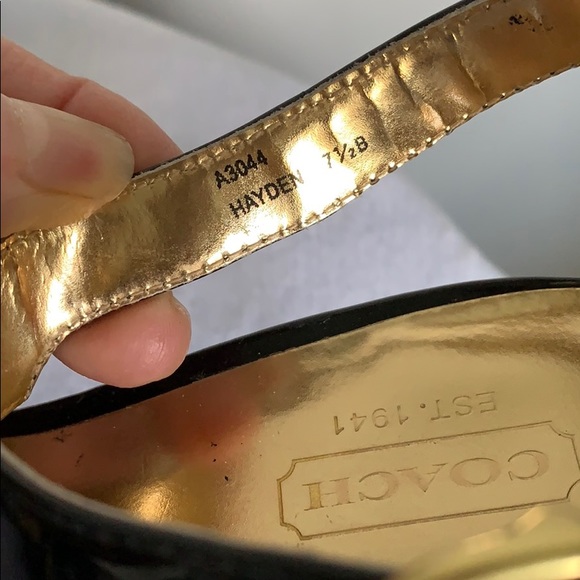 Coach Hayden High Heel Sandals -  Size 7.5 - Picture 8 of 9